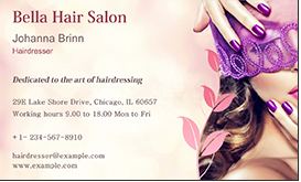 Hair Salon Business Cards Get Templates Today