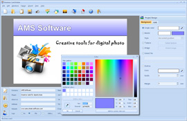 Make a business card with logo - choosing harmonious colors