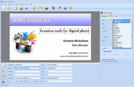 Make a business card with logo - choosing text fonts