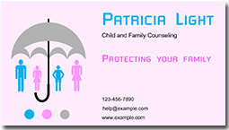 Business card example